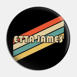 Vintage 80s Etta James Pin