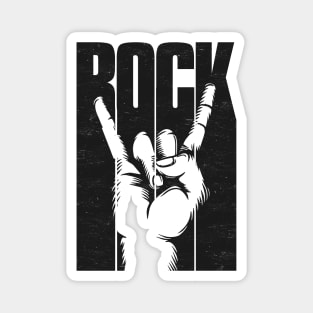 Rock And Roll Hand Sign for Rock Music Lovers Magnet