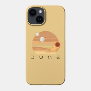 Dune Desert Sandstorm and Sandworm Phone Case