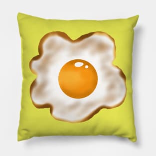 Burnt fried eggs Pillow