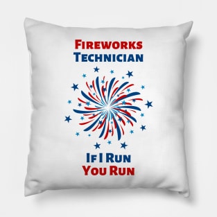 Fireworks Technician Pillow