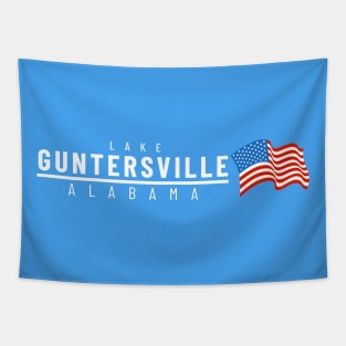 Lake Guntersville USA - light text Tapestry