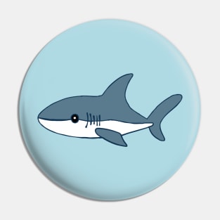 Cute illustrated Shark Pin