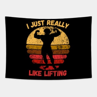 I Just Really Like Lifting Tapestry