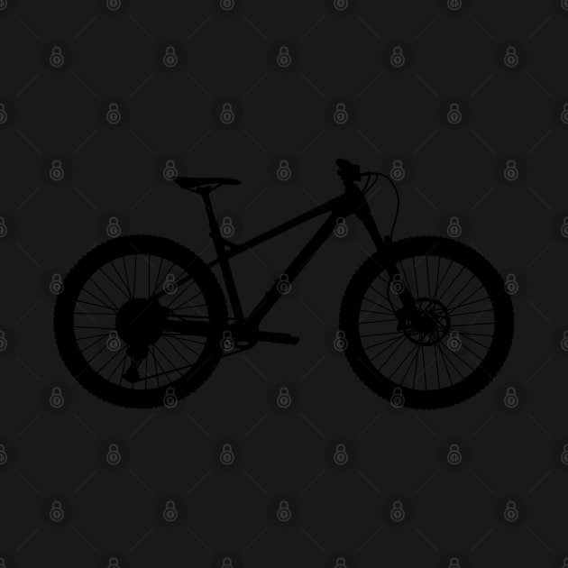 Marin San Quentin Hardtail Mountain Bike Silhouette by gktb