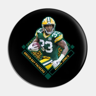 Aaron Jones Diamond Style Pin