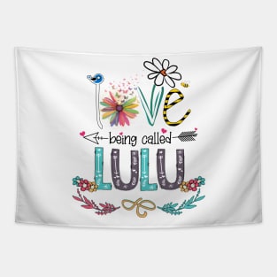 Love Being Called Lulu Happy Mother's Day Tapestry