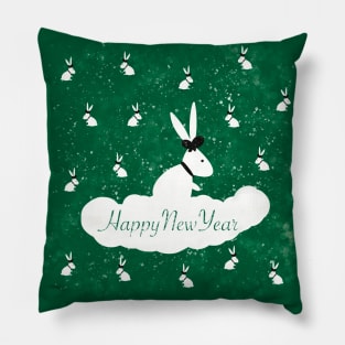 White rabbit Pillow