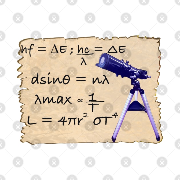 Astrophysics formulae maths physics lover gift for student teacher by Artonmytee