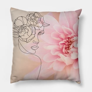 Lady Flower Pillow