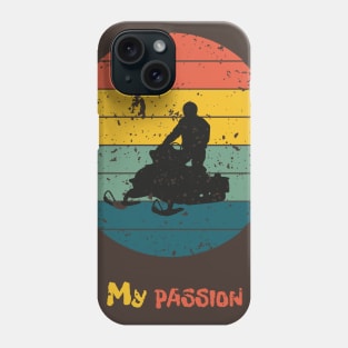 Snowmobile Vintage Design Phone Case