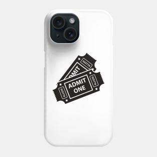 Admit One Movie Ticket Print Phone Case