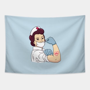 Strong Nurse Tapestry