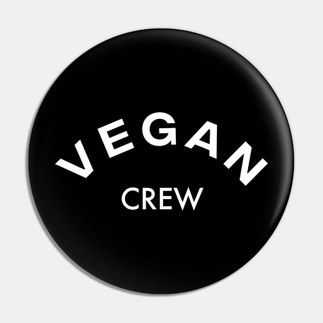 VEGAN CREW Pin by janvimar