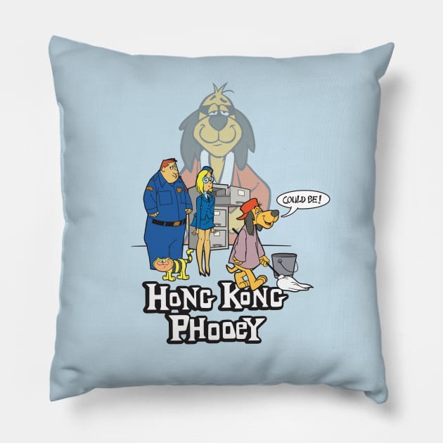 Hong Kong Phooey - Could Be! - Light Design Pillow by Chewbaccadoll