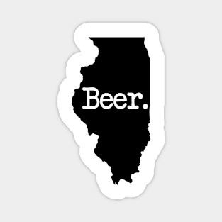 Illinois Beer IL Magnet