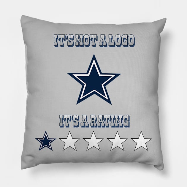 Anti-Cowboy Fan (All-Star) Pillow by The Badin Boomer