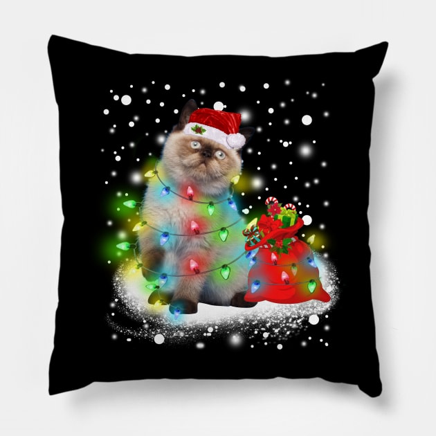 Himalayan cat Pillow by TeeAbe