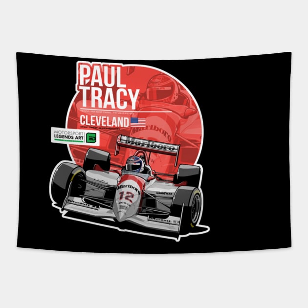 Paul Tracy 1993 Cleveland Tapestry by stevenmsparks