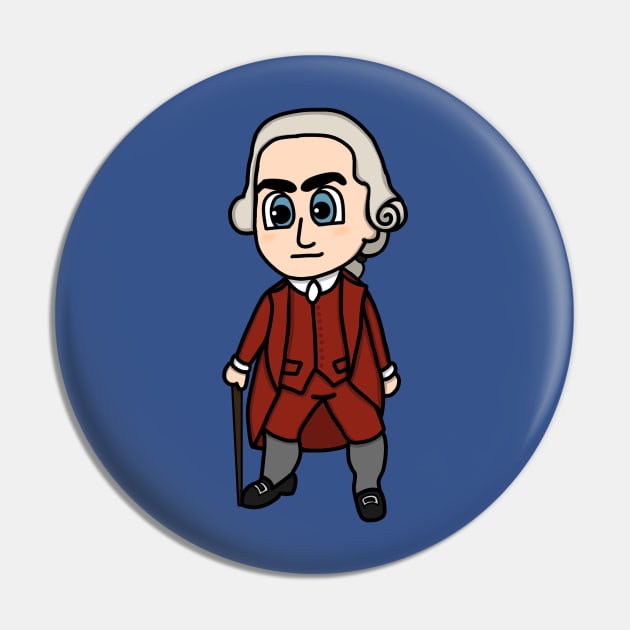 Chibi Sam Adams (Small Print) Pin by Aeriskate