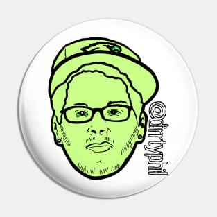 Dirrty Phil Social Head Pin