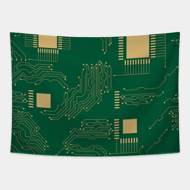 Microcircuit Tapestry by Julia_Faranchuk