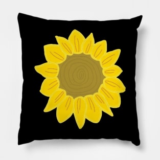 girasol con luz Pillow