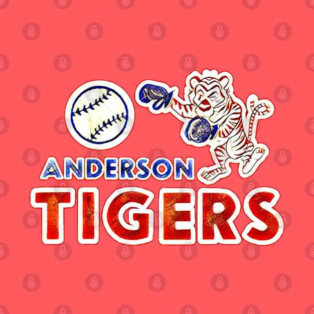 Anderson Tigers Baseball by Kitta’s Shop