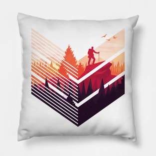 Geometric Hiking Pillow