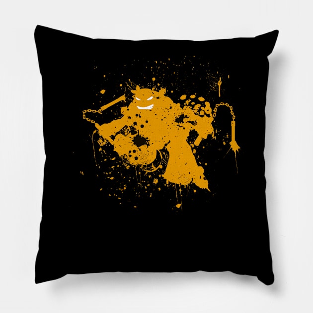 Mikey Splat Pillow by Draygin82