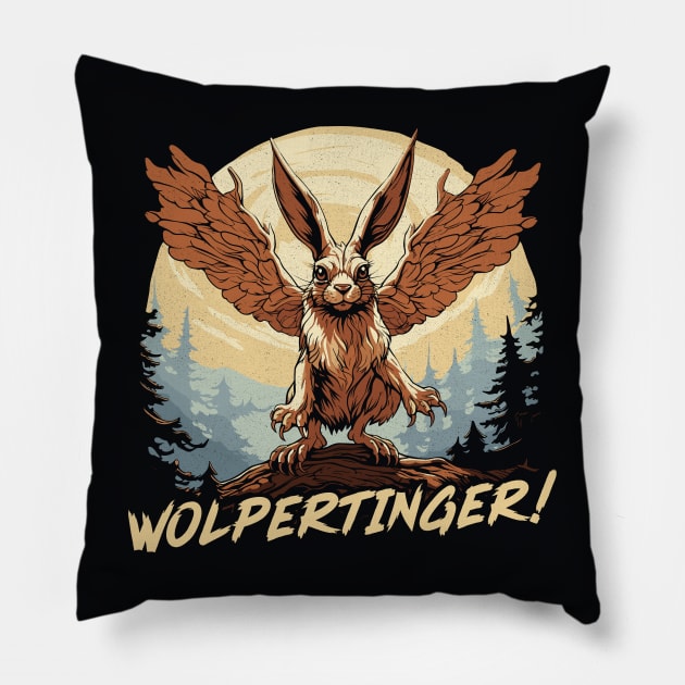 Wolpertinger Pillow by DankFutura