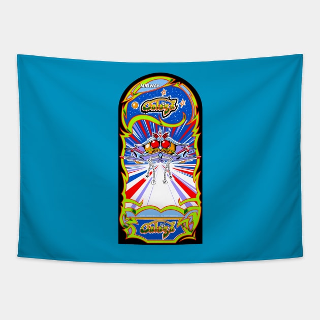 Galaga Cabinet Art Shirt Tapestry by RoswellWitness