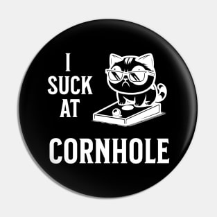 I suck at Cornhole Pin