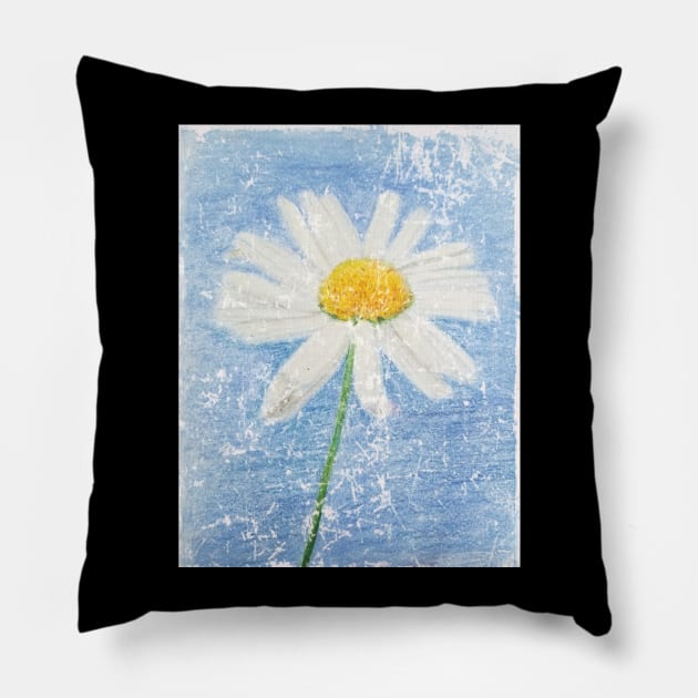 Daisy Pillow by teenamarie23art