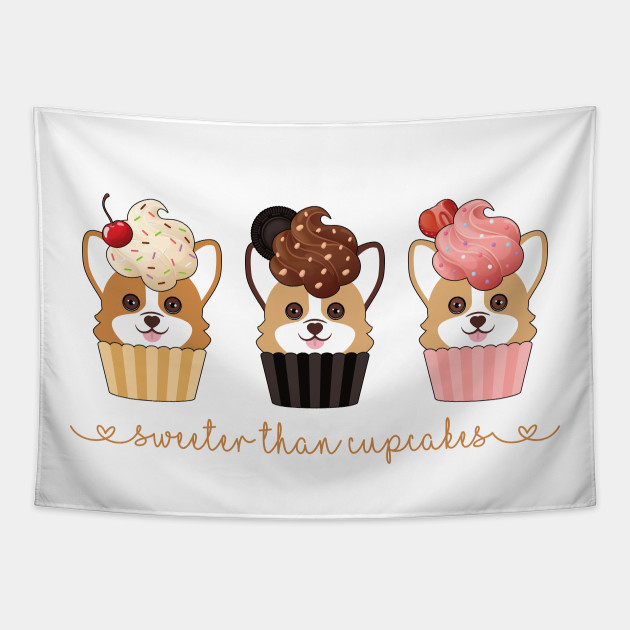 corgi cupcakes