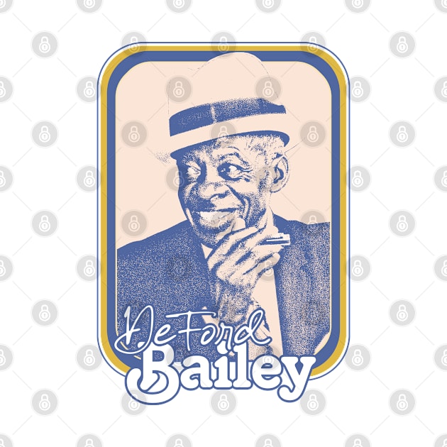 DeFord Bailey // Retro Style Country Artist Fan Design by DankFutura