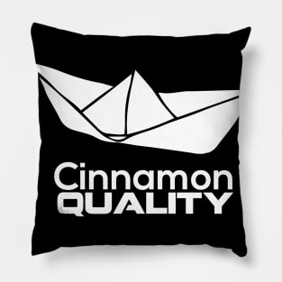 Cinnamon Quality White Pillow