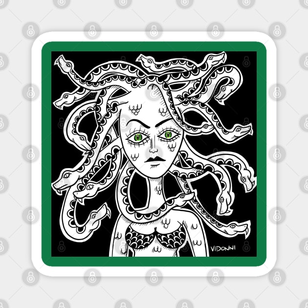 Medusa Magnet by VivaVeedo