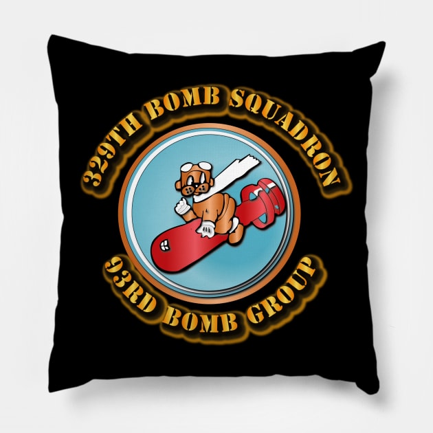 AAC - 329th Bomb Squadron, 93rd Bomb Group Pillow by twix123844