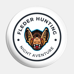 Fleder Hunting - Night Adventure - White - Fantasy Pin