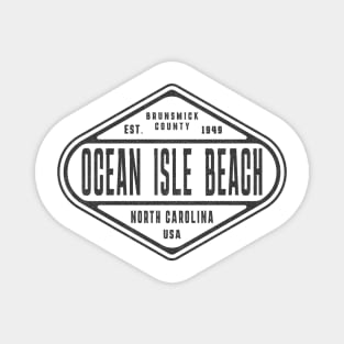 Ocean Isle Beach, NC Summertime Weathered Sign Magnet