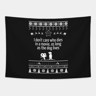 Merry Christmas DOG Tapestry