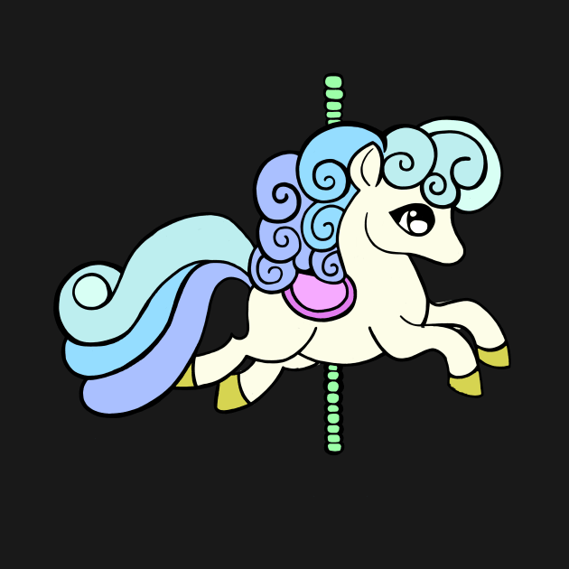 Carousel Pastel Pony by DNASCC