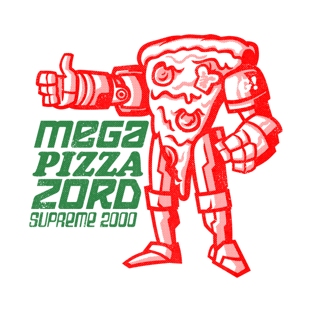 MEGA PIZZA ZORD SUPREME 2000 by GiMETZCO!