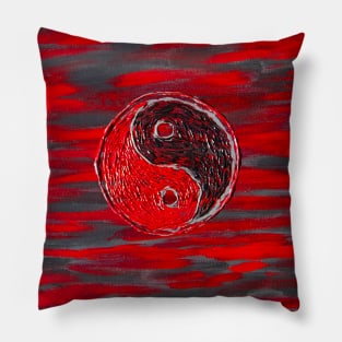 yin yang, the perfect balance Pillow