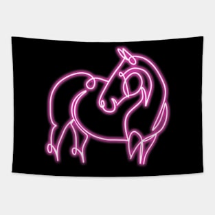 Neon Horse Tapestry