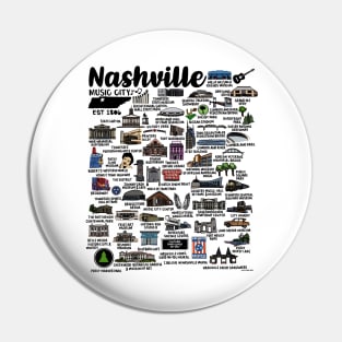 Nashville Tennessee Pin