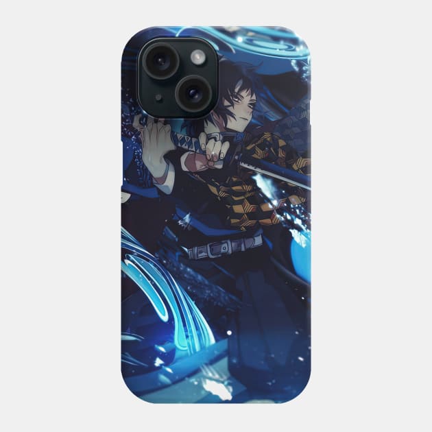 Breath of Water Giyu Phone Case by Valoka