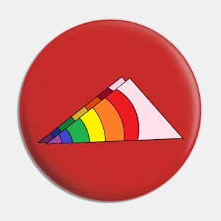 Double rainbow Pin