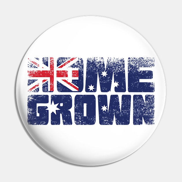 Home Grown Australian Flag Pin by ThyShirtProject - Affiliate